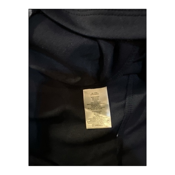 SLNY Navy Sequin Fit & Flare Dress Size 12P NWT - Picture 10 of 13